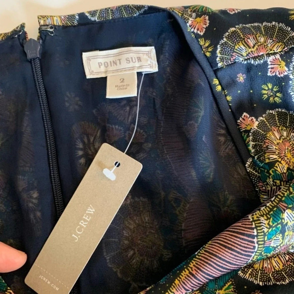J CREW Point Sur Long Sleeve
Paisley Maxi Dress  size 2 - Picture 6 of 15
